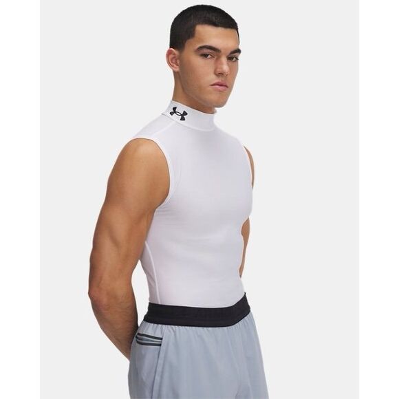 Under Armour NWT Heat Gear OG Compression Mock White - Picture 4 of 9